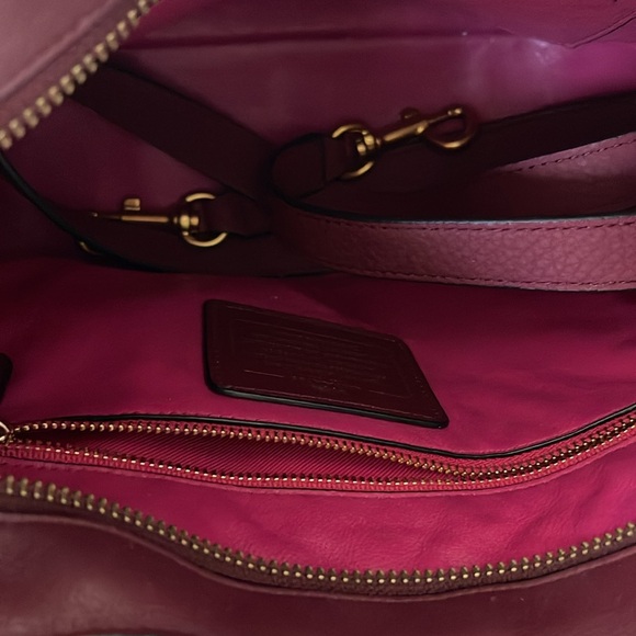 Coach Burgandy Handbag - Picture 3 of 4